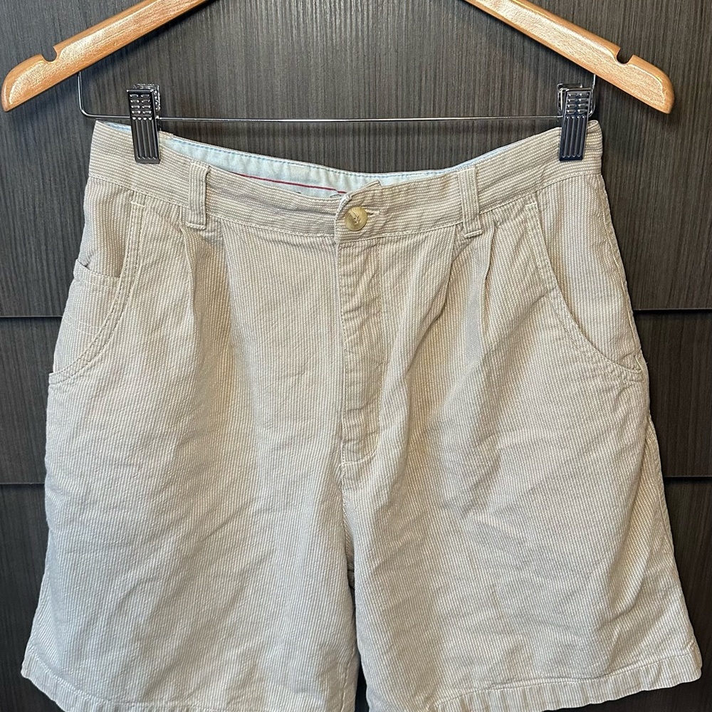 Women's Tan Corduroy Shorts
